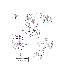 Engine parts for Craftsman Front-Engine Lawn Tractor 917271630 from AppliancePartsPros.com