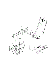 Lift parts for Craftsman Front-Engine Lawn Tractor 917271630 from AppliancePartsPros.com