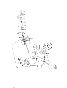 Steering Assembly parts for Craftsman Front-Engine Lawn Tractor 917271632 from AppliancePartsPros.com