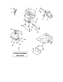 Engine parts for Craftsman Front-Engine Lawn Tractor 917271635 from AppliancePartsPros.com