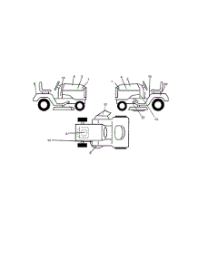 Decals parts for Craftsman Front-Engine Lawn Tractor 917271635 from AppliancePartsPros.com
