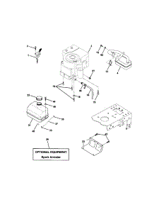 Engine parts for Craftsman Front-Engine Lawn Tractor 917271642 from AppliancePartsPros.com
