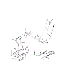 Lift Assembly parts for Craftsman Front-Engine Lawn Tractor 917271642 from AppliancePartsPros.com