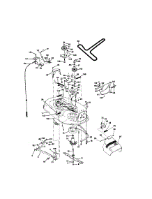 Mower Deck parts for Craftsman Front-Engine Lawn Tractor 917271643 from AppliancePartsPros.com