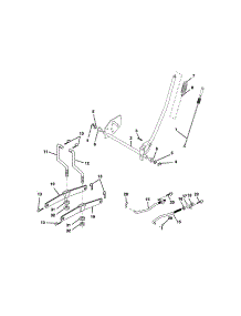 Lift Assembly parts for Craftsman Front-Engine Lawn Tractor 917271644 from AppliancePartsPros.com