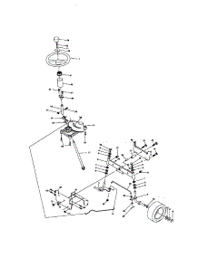 Steering parts for Craftsman Front-Engine Lawn Tractor 917271645 from AppliancePartsPros.com