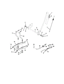 Lift Assembly parts for Craftsman Front-Engine Lawn Tractor 917271650 from AppliancePartsPros.com