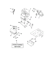Engine parts for Craftsman Front-Engine Lawn Tractor 917271651 from AppliancePartsPros.com