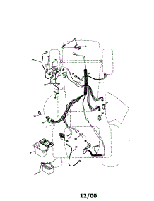 Electrical parts for Craftsman Front-Engine Lawn Tractor 917271730 from AppliancePartsPros.com