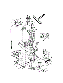 Mower Deck parts for Craftsman Front-Engine Lawn Tractor 917271730 from AppliancePartsPros.com