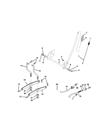 Lift Assembly parts for Craftsman Front-Engine Lawn Tractor 917271732 from AppliancePartsPros.com