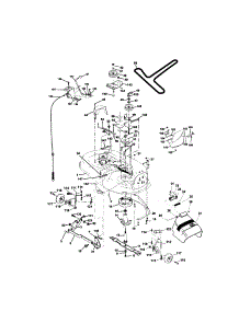 Mower Deck parts for Craftsman Front-Engine Lawn Tractor 917271732 from AppliancePartsPros.com