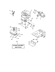 Engine parts for Craftsman Front-Engine Lawn Tractor 917271733 from AppliancePartsPros.com