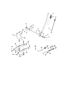 Lift Assembly parts for Craftsman Front-Engine Lawn Tractor 917271733 from AppliancePartsPros.com