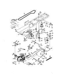 Ground Drive parts for Craftsman Front-Engine Lawn Tractor 917271740 from AppliancePartsPros.com