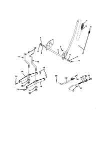 Lift Assembly parts for Craftsman Front-Engine Lawn Tractor 917271740 from AppliancePartsPros.com