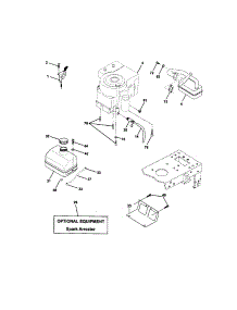 Engine parts for Craftsman Front-Engine Lawn Tractor 917271742 from AppliancePartsPros.com