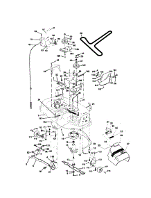 Mower Deck parts for Craftsman Front-Engine Lawn Tractor 917271742 from AppliancePartsPros.com