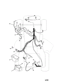 Electrical parts for Craftsman Front-Engine Lawn Tractor 917271760 from AppliancePartsPros.com