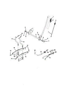 Lift Assembly parts for Craftsman Front-Engine Lawn Tractor 917271811 from AppliancePartsPros.com