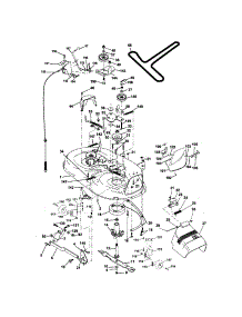 Mower Deck parts for Craftsman Front-Engine Lawn Tractor 917271812 from AppliancePartsPros.com