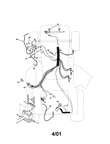 Electrical parts for Craftsman Front-Engine Lawn Tractor 917271813 from AppliancePartsPros.com