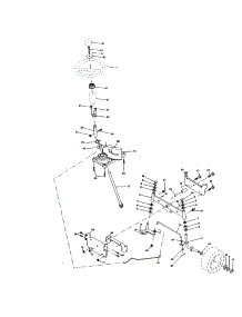 Steering parts for Craftsman Front-Engine Lawn Tractor 917271815 from AppliancePartsPros.com
