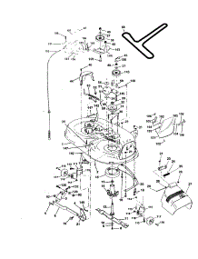 Mower Deck parts for Craftsman Front-Engine Lawn Tractor 917271815 from AppliancePartsPros.com