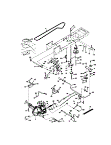 Ground Drive parts for Craftsman Front-Engine Lawn Tractor 917271820 from AppliancePartsPros.com