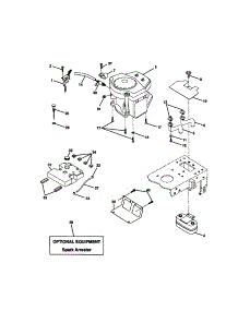 Engine parts for Craftsman Front-Engine Lawn Tractor 917271820 from AppliancePartsPros.com