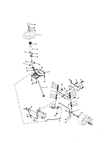 Steering Assembly parts for Craftsman Front-Engine Lawn Tractor 917271821 from AppliancePartsPros.com