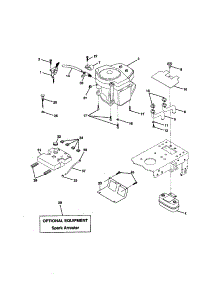 Engine parts for Craftsman Front-Engine Lawn Tractor 917271821 from AppliancePartsPros.com