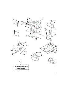 Engine parts for Craftsman Front-Engine Lawn Tractor 917271823 from AppliancePartsPros.com
