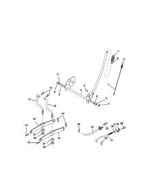 Lift Assembly parts for Craftsman Front-Engine Lawn Tractor 917271823 from AppliancePartsPros.com