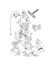 Mower Deck parts for Craftsman Front-Engine Lawn Tractor 917271825 from AppliancePartsPros.com