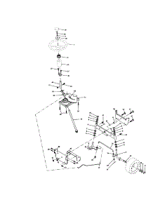 Steering Assembly parts for Craftsman Front-Engine Lawn Tractor 917271826 from AppliancePartsPros.com