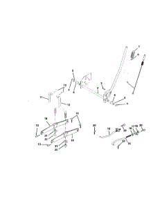 Lift Assembly parts for Craftsman Front-Engine Lawn Tractor 917271826 from AppliancePartsPros.com