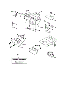 Engine parts for Craftsman Front-Engine Lawn Tractor 917271830 from AppliancePartsPros.com