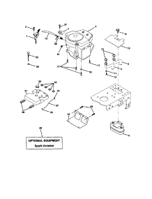 Engine parts for Craftsman Front-Engine Lawn Tractor 917271831 from AppliancePartsPros.com