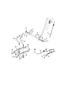 Lift Assembly parts for Craftsman Front-Engine Lawn Tractor 917271832 from AppliancePartsPros.com