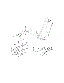 Lift Assembly parts for Craftsman Front-Engine Lawn Tractor 917271833 from AppliancePartsPros.com
