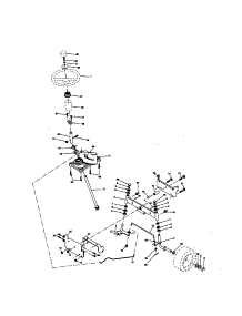 Steering Assembly parts for Craftsman Front-Engine Lawn Tractor 917271841 from AppliancePartsPros.com