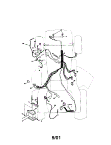 Electrical parts for Craftsman Front-Engine Lawn Tractor 917271842 from AppliancePartsPros.com