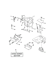 Engine parts for Craftsman Front-Engine Lawn Tractor 917271842 from AppliancePartsPros.com