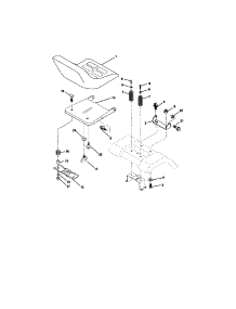 Seat Assembly parts for Craftsman Front-Engine Lawn Tractor 917271842 from AppliancePartsPros.com