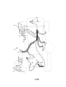 Electrical parts for Craftsman Front-Engine Lawn Tractor 917271843 from AppliancePartsPros.com