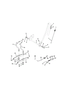 Lift Assembly parts for Craftsman Front-Engine Lawn Tractor 917271843 from AppliancePartsPros.com