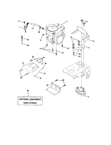 Engine parts for Craftsman Front-Engine Lawn Tractor 917271850 from AppliancePartsPros.com