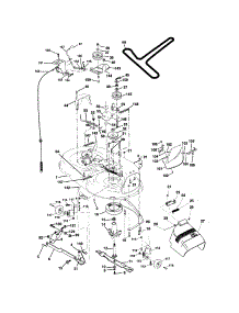 Mower Deck parts for Craftsman Front-Engine Lawn Tractor 917271851 from AppliancePartsPros.com