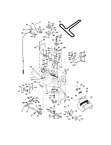Mower Deck parts for Craftsman Front-Engine Lawn Tractor 917271861 from AppliancePartsPros.com